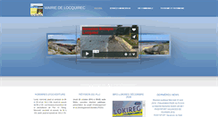 Desktop Screenshot of mairie-locquirec.fr