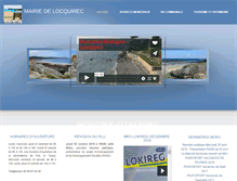 Tablet Screenshot of mairie-locquirec.fr